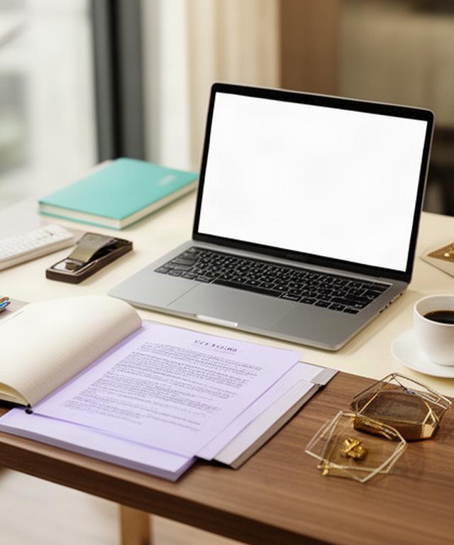 Desk with an open legal document, laptop, and secure remote support notes